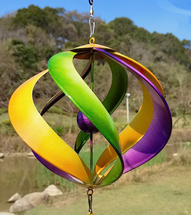 Hanging Wind Spinners Indoor Outdoor 3D Metal Wind Spinner for Etsy