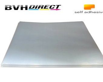 Silky silver Self adhesive A4 inkjet printing photo paper PET film 20 Sheets for arts crafts cards