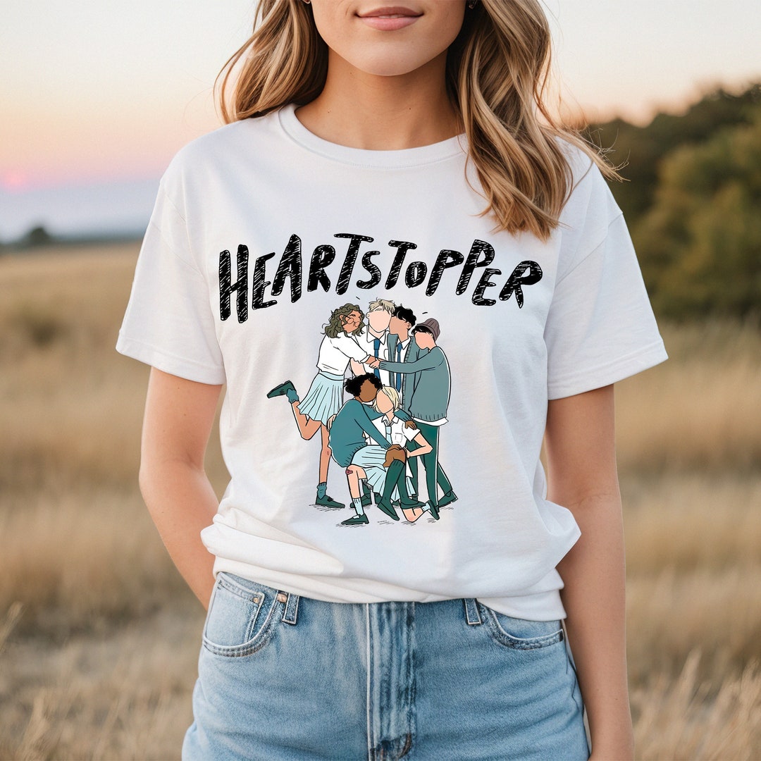 Sweat à Capuche Heartstopper 'Boy Meets Boy' Femme - Coton, Coupe Décontractée, Style Casual Hip Hop - 3