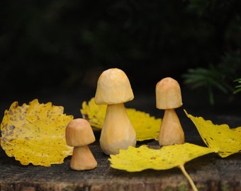 Swedish Muschroom. wood carving, wooden figure, Art, handmade home decor, hand carved, decorative sculpture.