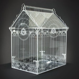 Indoor Mini Greenhouse with Victorian Design