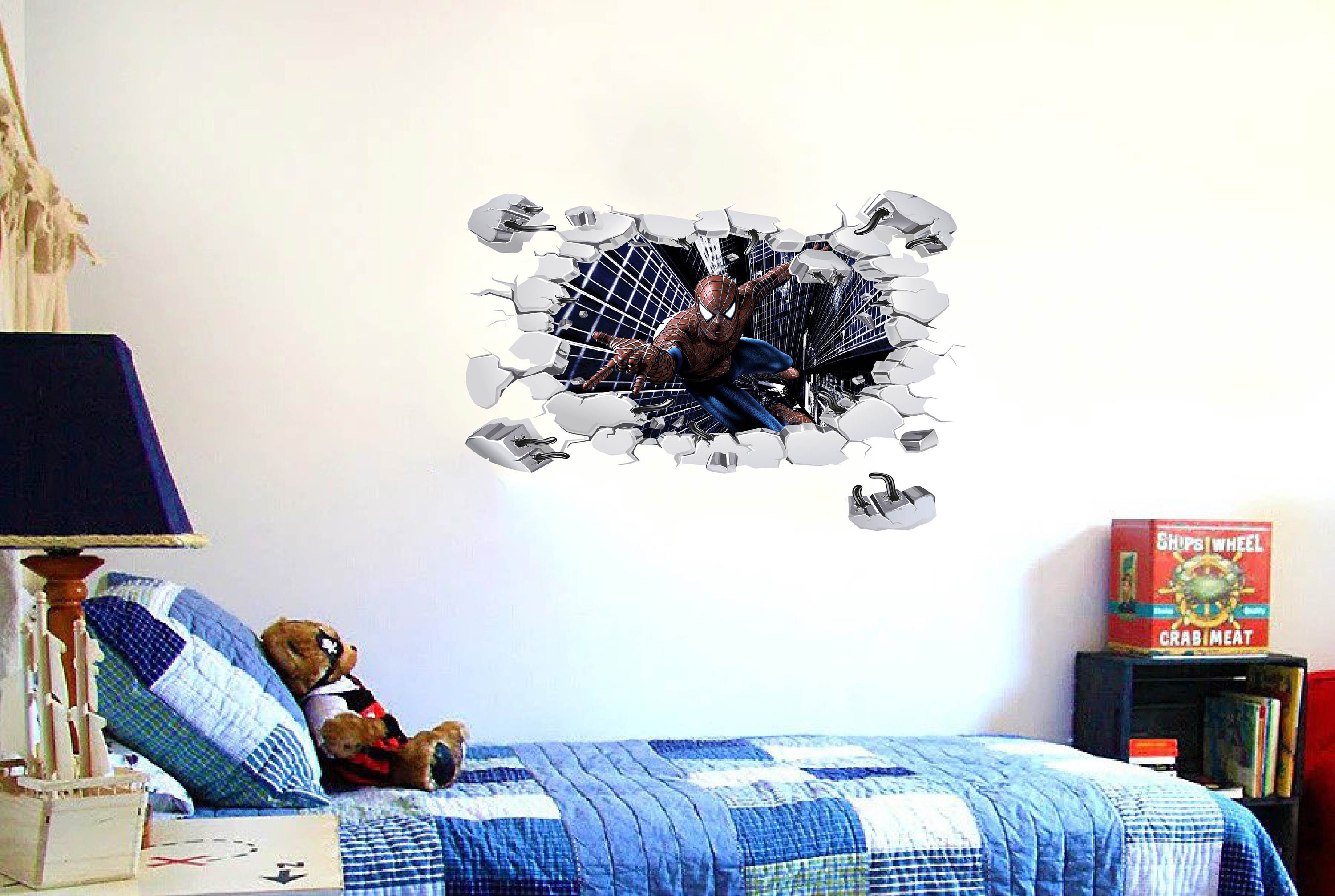 Ordinateur de fenêtre mural 3D autocollant, par Maroc