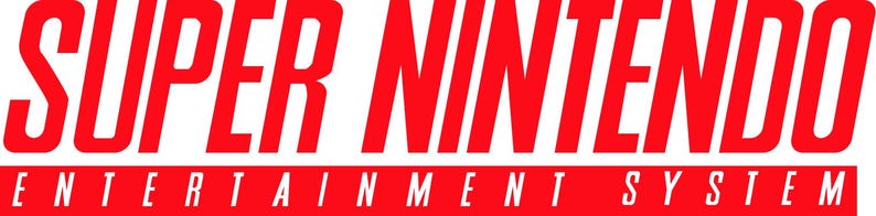 Nintendo Super Nintendo SNES Wall Art Logo Sticker Decal - Etsy