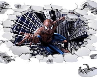 Spiderman Superhero Wall Decal Sticker Mural Poster Print Art Home Office Decor Spider Man