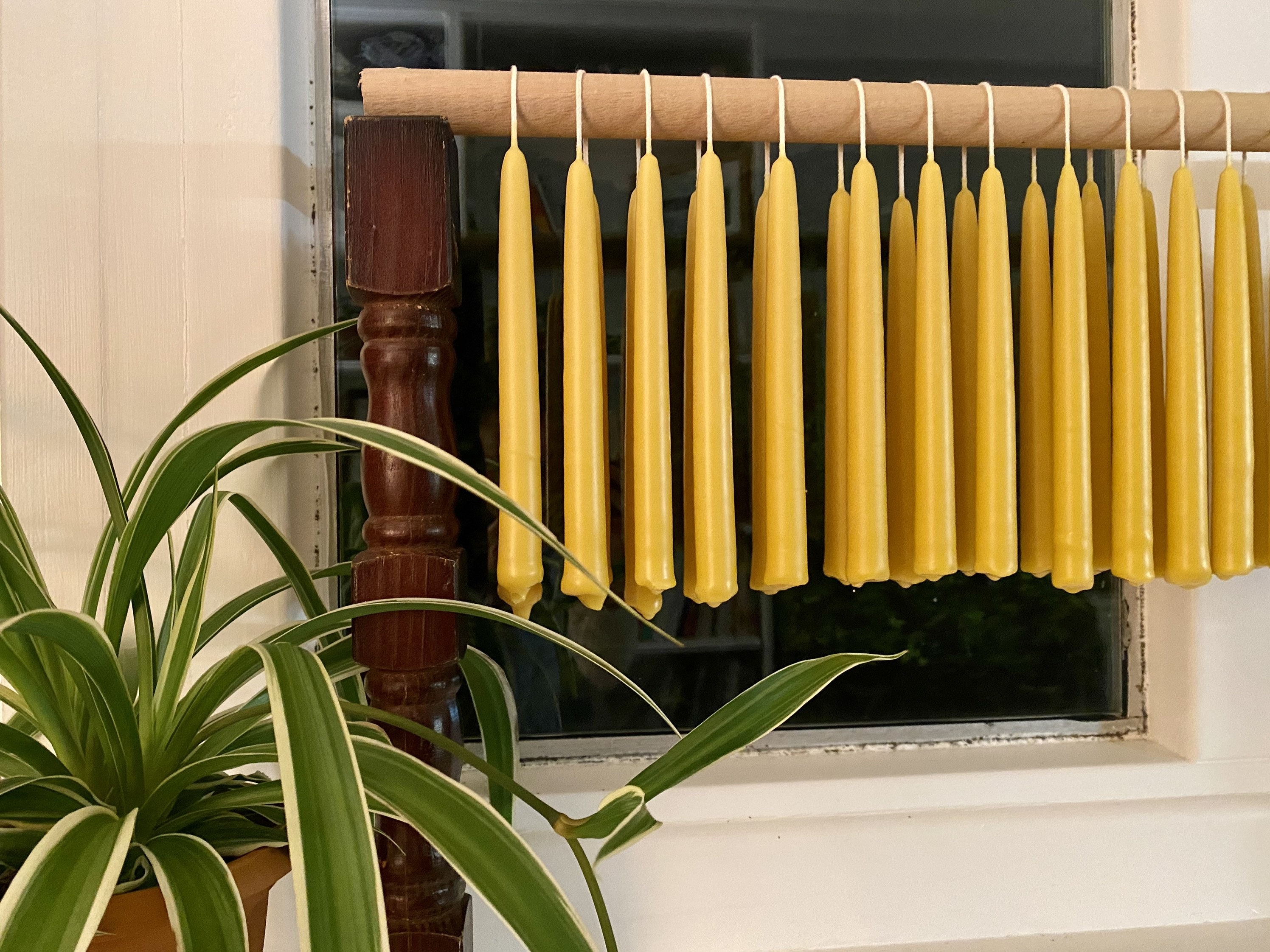 Beeswax Dinner Candles Pure & Natural Handmade Candles Etsy UK