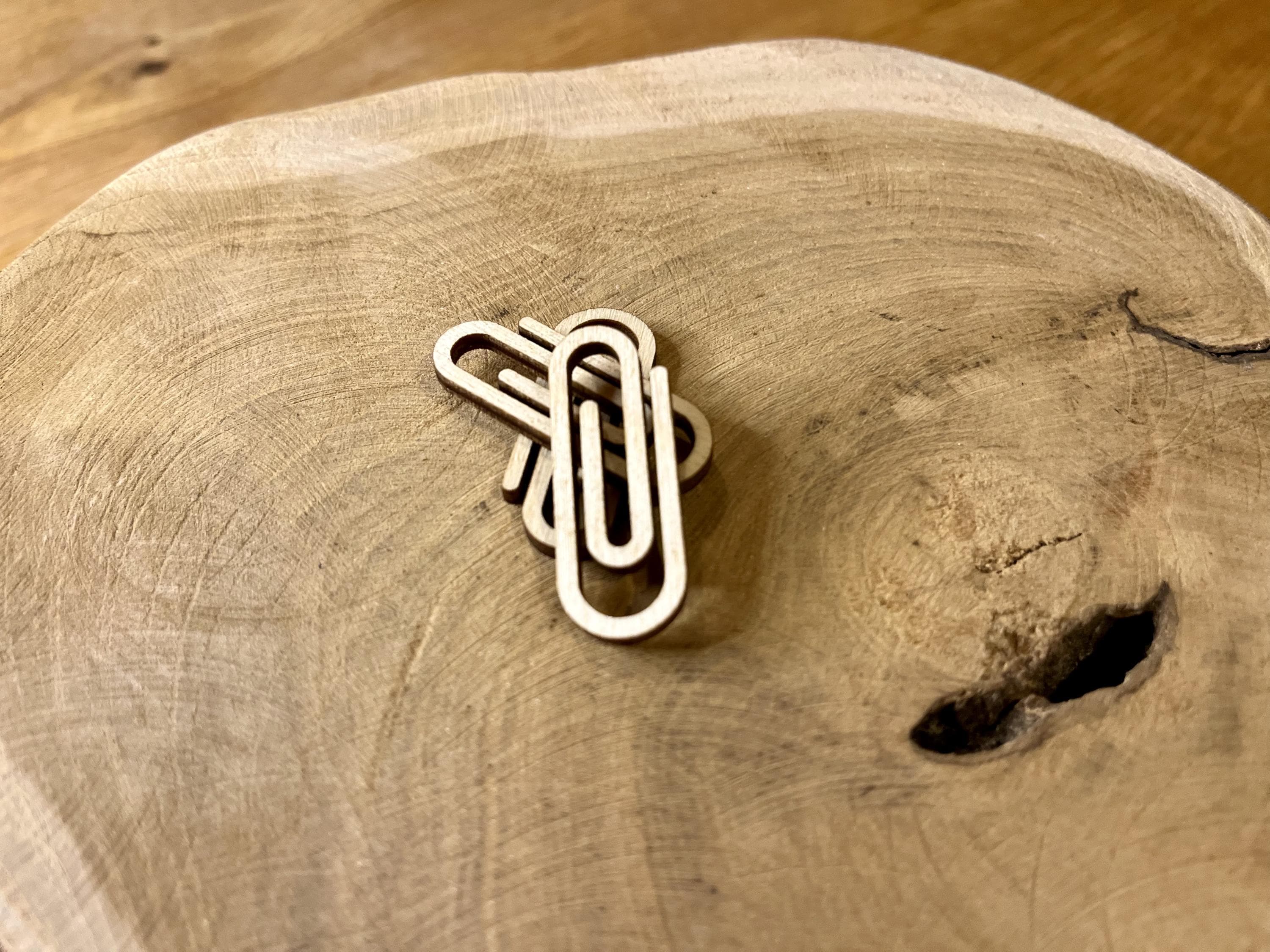 Paperclip Laserfile, Provided in DXF, SVG, AI, Pdf and Lightburn File ...