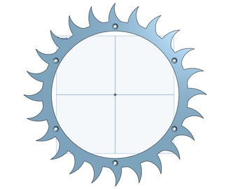 Worx Landroid Spikes for lasering, milling, plasma or water jet cutting DXF, SVG for aluminum, steel, plastic