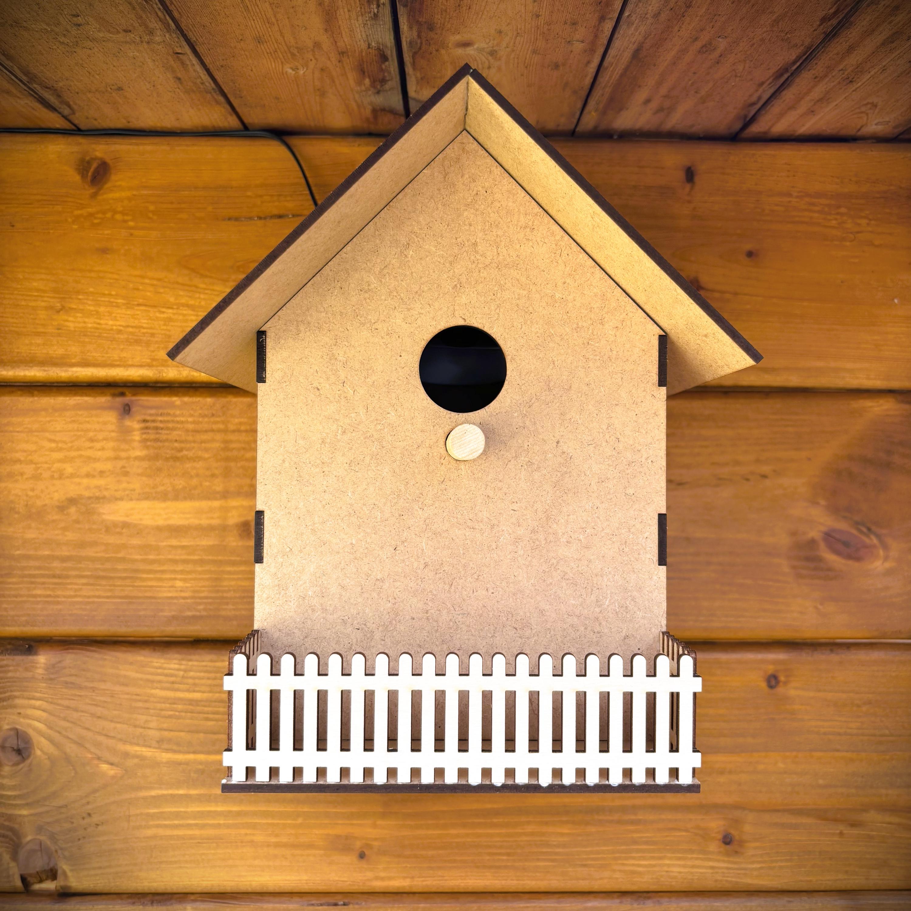 Birdhouse Camera DXF SVG Ai Lightburn – Smart Nest Box File – Laser Cut ...
