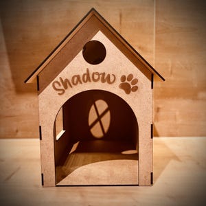 Pet House - Fichier DXF, SVG, AI et Lightburn pour la découpe laser, fraisage, plasma ou jet d'eau