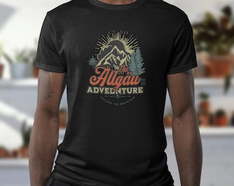 Diseño de camiseta "La aventura de Allgäu"