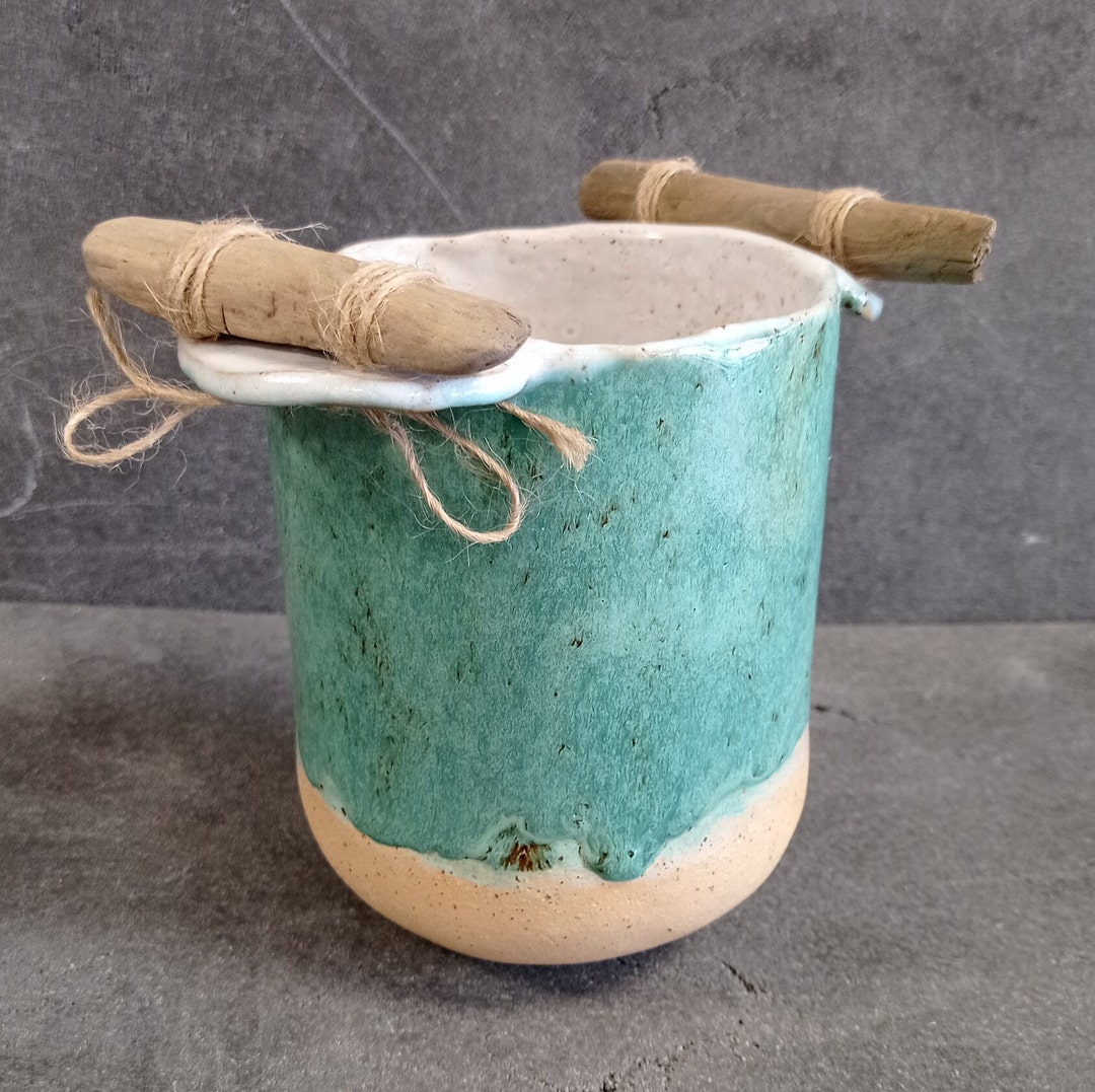 Handmade Ceramic Storage Container Bucket for Accessories Etsy
