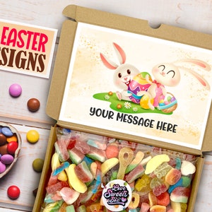 Orange Easter Sweets Letterbox Sweetbox Pick And Mix Sweets Happy Easter Candy Mix Gift Box Sweet Hamper image 7