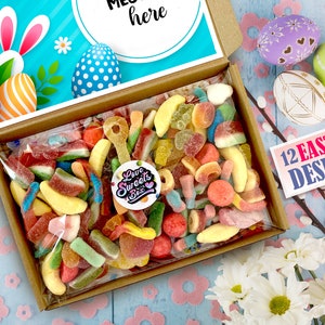Orange Easter Sweets Letterbox Sweetbox Pick And Mix Sweets Happy Easter Candy Mix Gift Box Sweet Hamper image 4