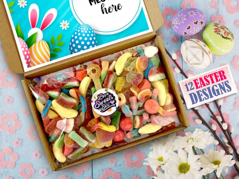 Orange Easter Sweets Letterbox Sweetbox Pick And Mix Sweets Happy Easter Candy Mix Gift Box Sweet Hamper image 4