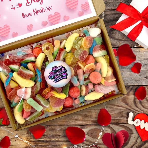 Ich liebe dich Geschenkkorb Box Sweet Box- Neues Zuhause- Willkommen Zuhause- Pick N Mix- Made To Order- Herzlichen Glückwunsch - Home 'Sweet' Home