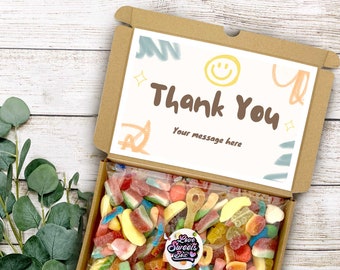 Sweet Gift Box, Send A Gift, Sweets In The Post, Happy Birthday Sweets, Thank You, Congratulations, Anniversary, Christmas, Various Options