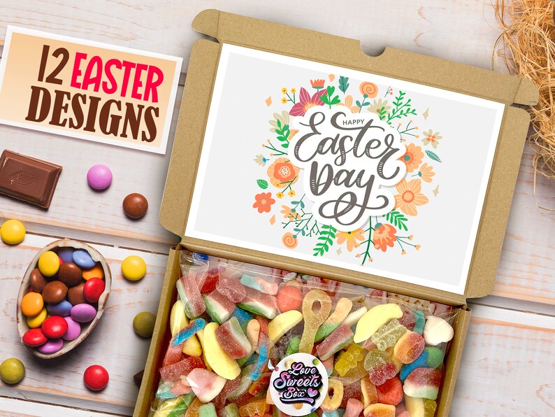 Orange Easter Sweets Letterbox Sweetbox Pick And Mix Sweets Happy Easter Candy Mix Gift Box Sweet Hamper image 10