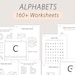 Letter of the Week Worksheets 26 Day Alphabet Busy Book Preschool ...