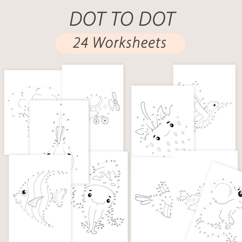 Black Dot Coloring Book - Etsy