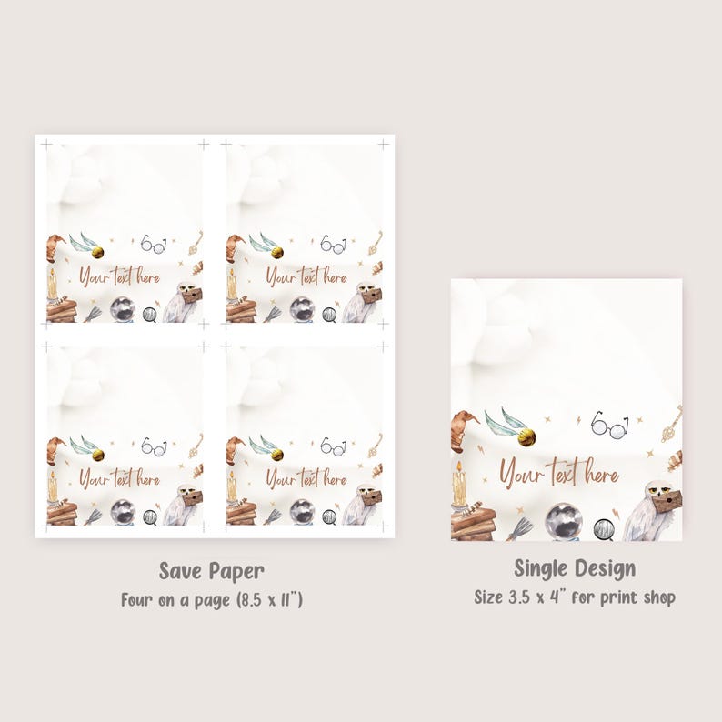 Buy Wizard Food Tent Wizard Birthday Tent Card Wizard and Witches Food