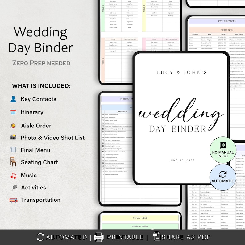 Wedding Planner Spreadsheet Wedding Budget Tracker Wedding Checklist Guest List Seating Plan Wedding Itinerary Gift Vendor Google Sheets image 8