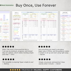 Workout Planner Spreadsheet Exercise Tracker Template Fitness Planner Gym Weight Loss Tracker Weight Lifting Training Meal Google Sheets image 12