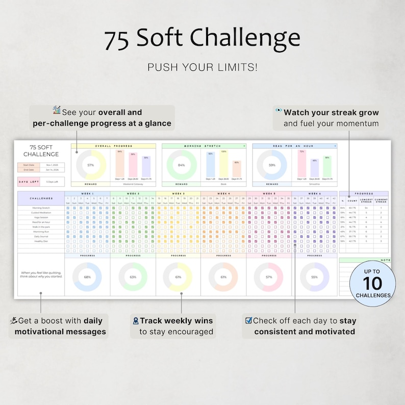 Workout Planner Spreadsheet Exercise Tracker Template Fitness Planner Gym Weight Loss Tracker Weight Lifting Training Pilates Google Sheets image 10