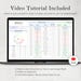 Weekly Time Blocking Planner Spreadsheet 24 Hour Weekly Schedule ...
