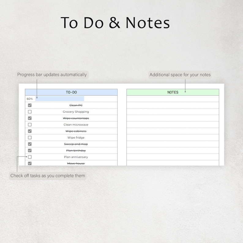 Year at A Glance Planner Spreadsheet Yearly Overview Template Monthly ...