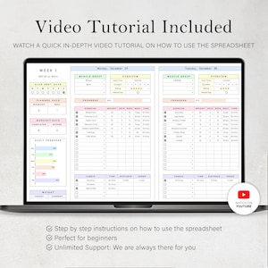 Workout Planner Spreadsheet Exercise Tracker Template Fitness Planner Gym Weight Loss Tracker Weight Lifting Training Pilates Google Sheets image 13