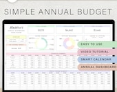 Annual Budget Spreadsheet Budget Planner Monthly Budget Template Weekly Budget Tracker Financial Planner Debt Savings Bill Google Sheets