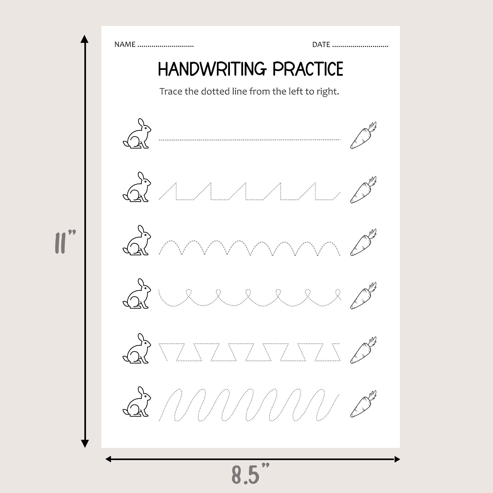 Preschool Line Tracing Worksheets Lines Trace Pages Homeschool Busy