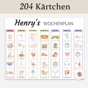 Plan hebdomadaire, Enfants, Cartes de routine, Tout-petit, Plan quotidien, Enfants, Routine quotidienne, Montessori, Jardin d'enfants, Cartes illustrées pour l'autisme, Numérique