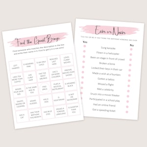 50th Birthday Games for Women 50th Birthday Party Games for Her Born in 1974 Game 1974 Trivia Quiz Activity Bundle Instant Digital PRINTABLE image 7