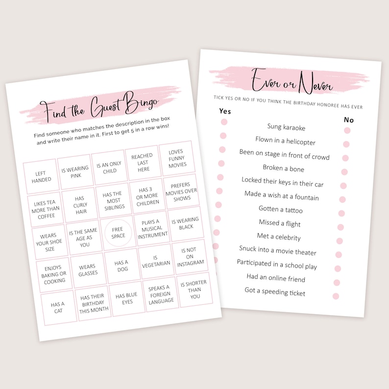 50th Birthday Games for Women 50th Birthday Party Games for Her Born in 1974 Game 1974 Trivia Quiz Activity Bundle Instant Digital PRINTABLE image 7