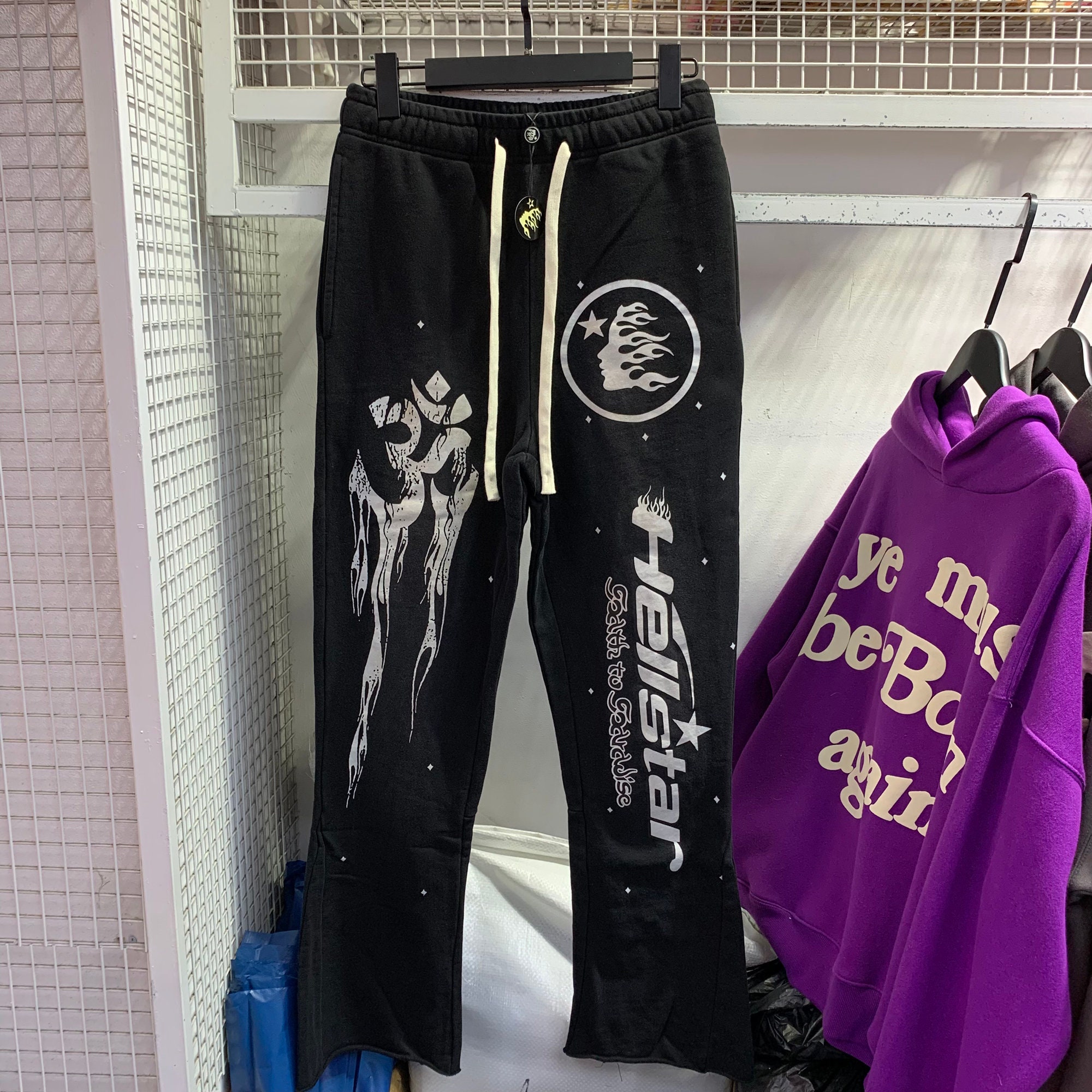 Hellstar Black Hoodie Pants Suit - Etsy Canada