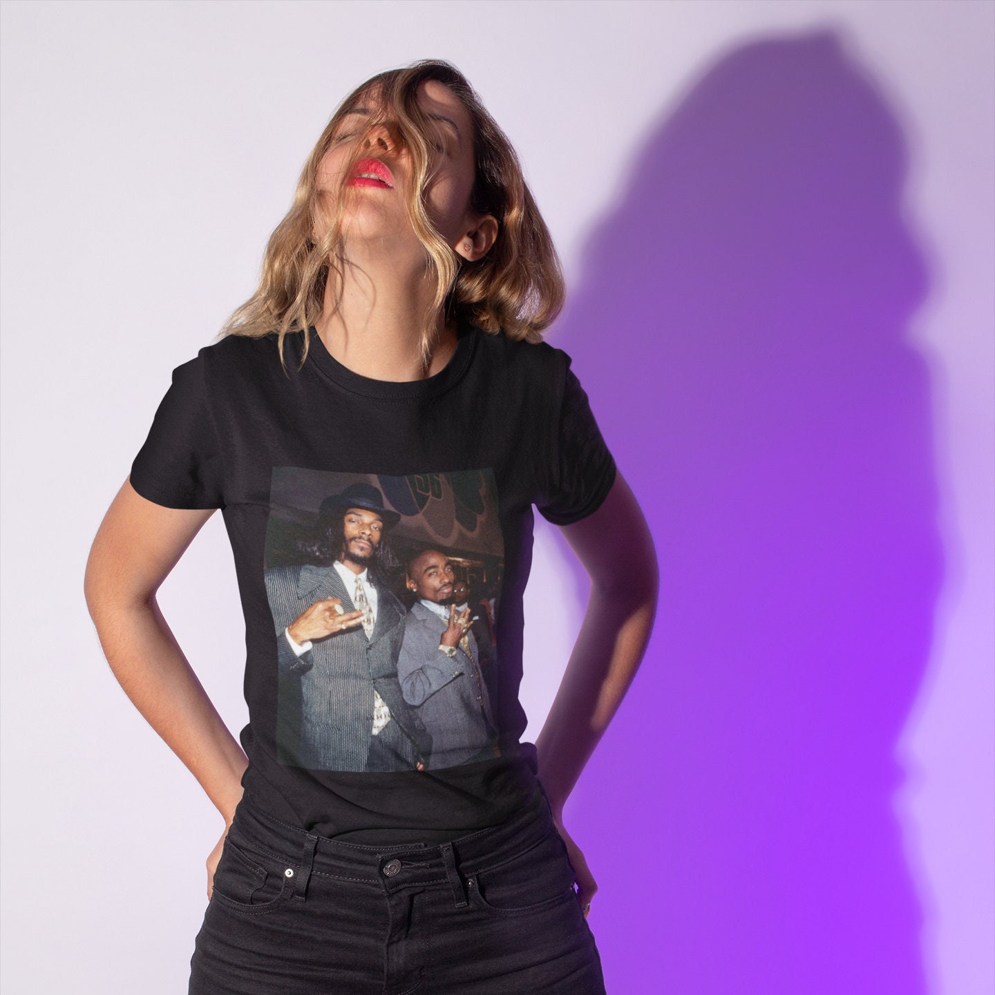 Discover 90s Vintage Tupac & Snoop Dogg T-Shirt