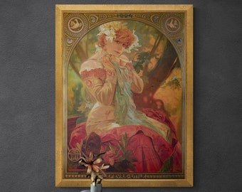 Alphonse Mucha Art Nouveau Sarah Bernhardt Mucha Print vintage Art Nouveau Poster and Prints Art Nouveau Decor Mucha Wall Art imprimable