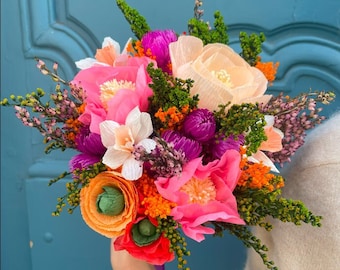 Bouquet de fleurs séchées