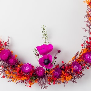 krans van droogbloemen