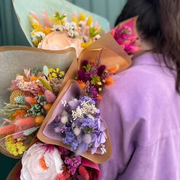 Bouquet de fleurs séchées