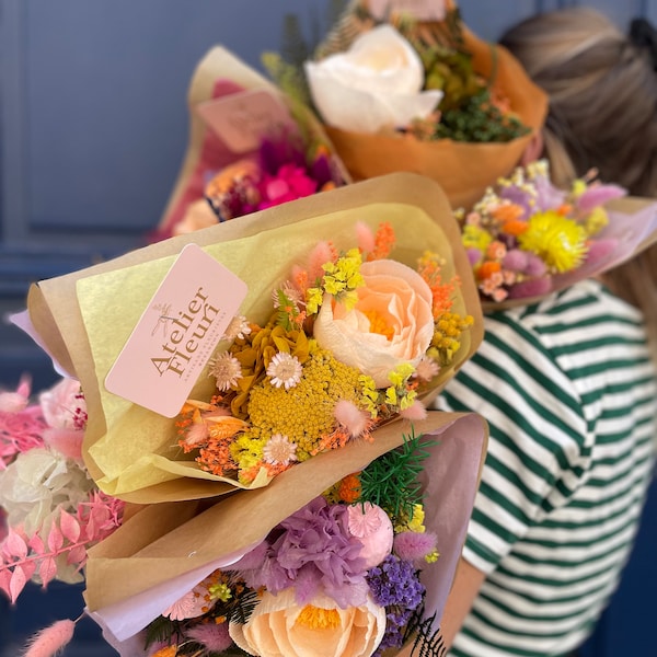 Bouquet de fleurs séchées