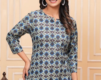 Casual Comfort Short Kurti for Everyday Fashion