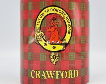 Crawford Clan Tartan Mug