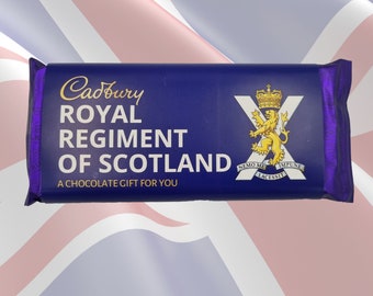 Die Tafel Schokolade des Royal Régiment of Scotland
