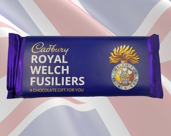 Royal Welch Fusiliers Schokoladentafel