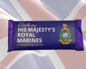 Der Schokoladenriegel der Royal Marines seiner Majestät