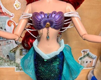 The Little Mermaid Ariel Clothing Set 17'' 30th Anniversary Limited Edition