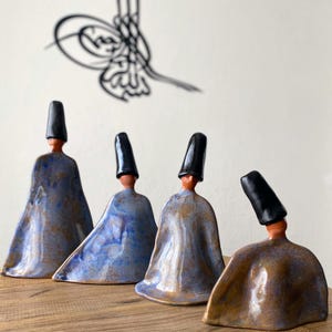 Handmade Whirling Dervish - Sufi Dervish-mevlana, decorative sculpture-Special gift- mevlana