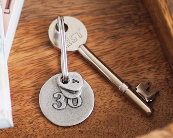 Milestone Birthday Keyring